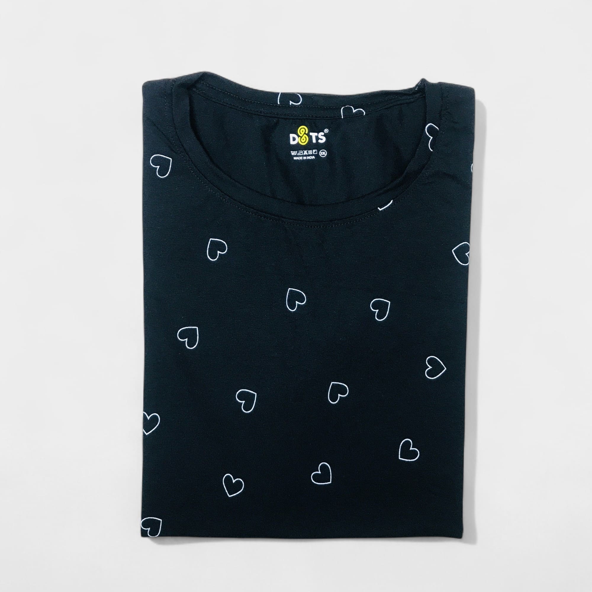 Black Heart Ladies Tshirt