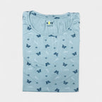Blue Belle Wings Ladies Tshirt