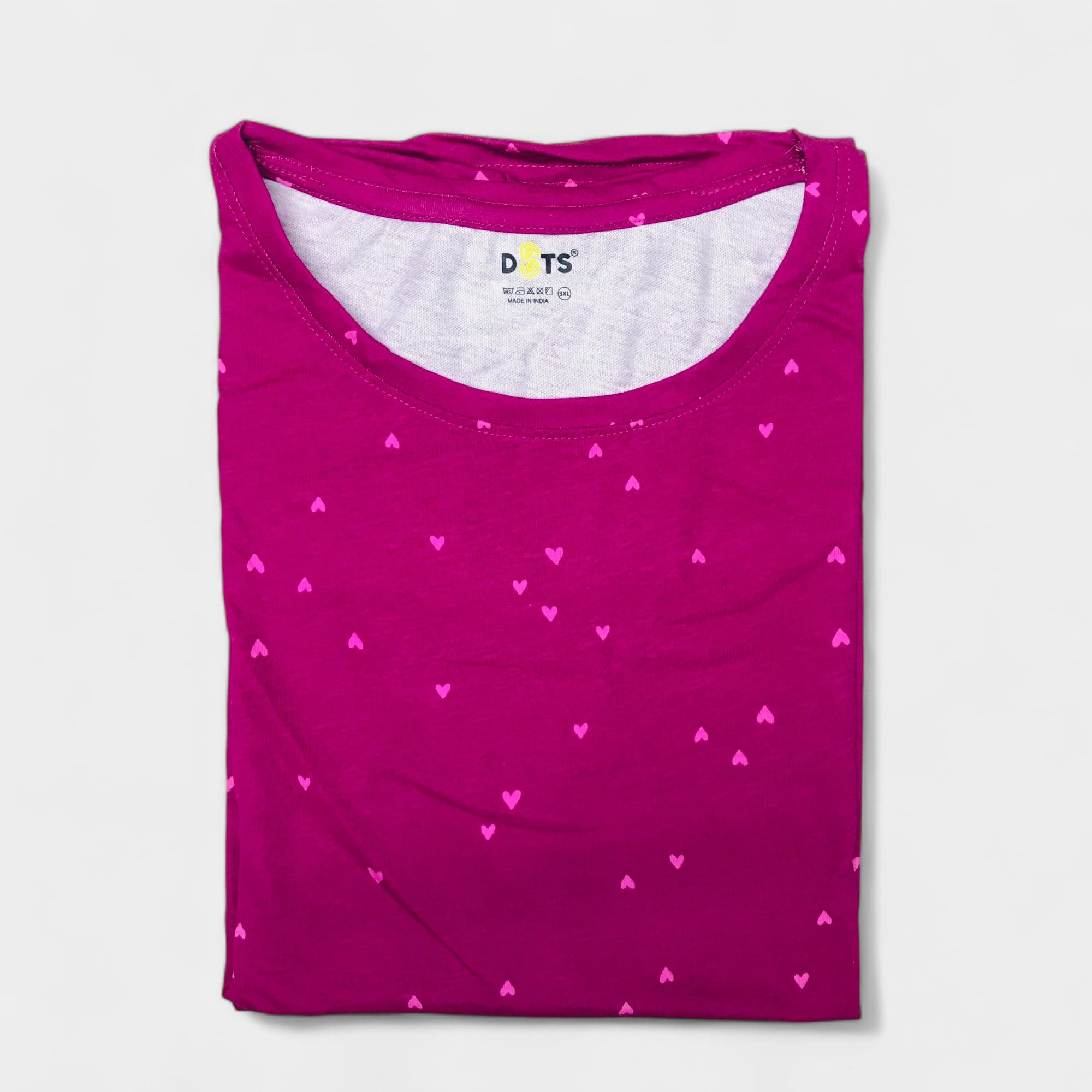 Rosy Heart Ladies Tshirt