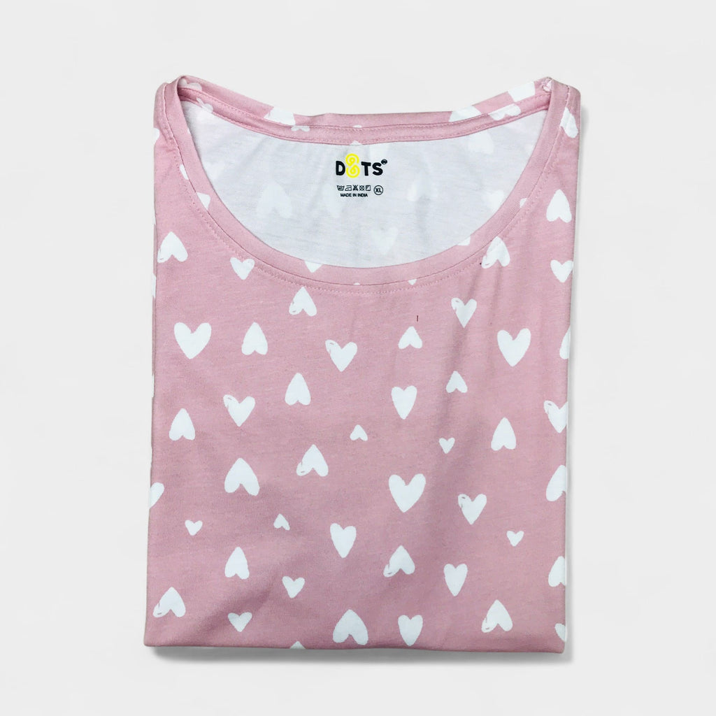 Love In White Ladies Tshirt