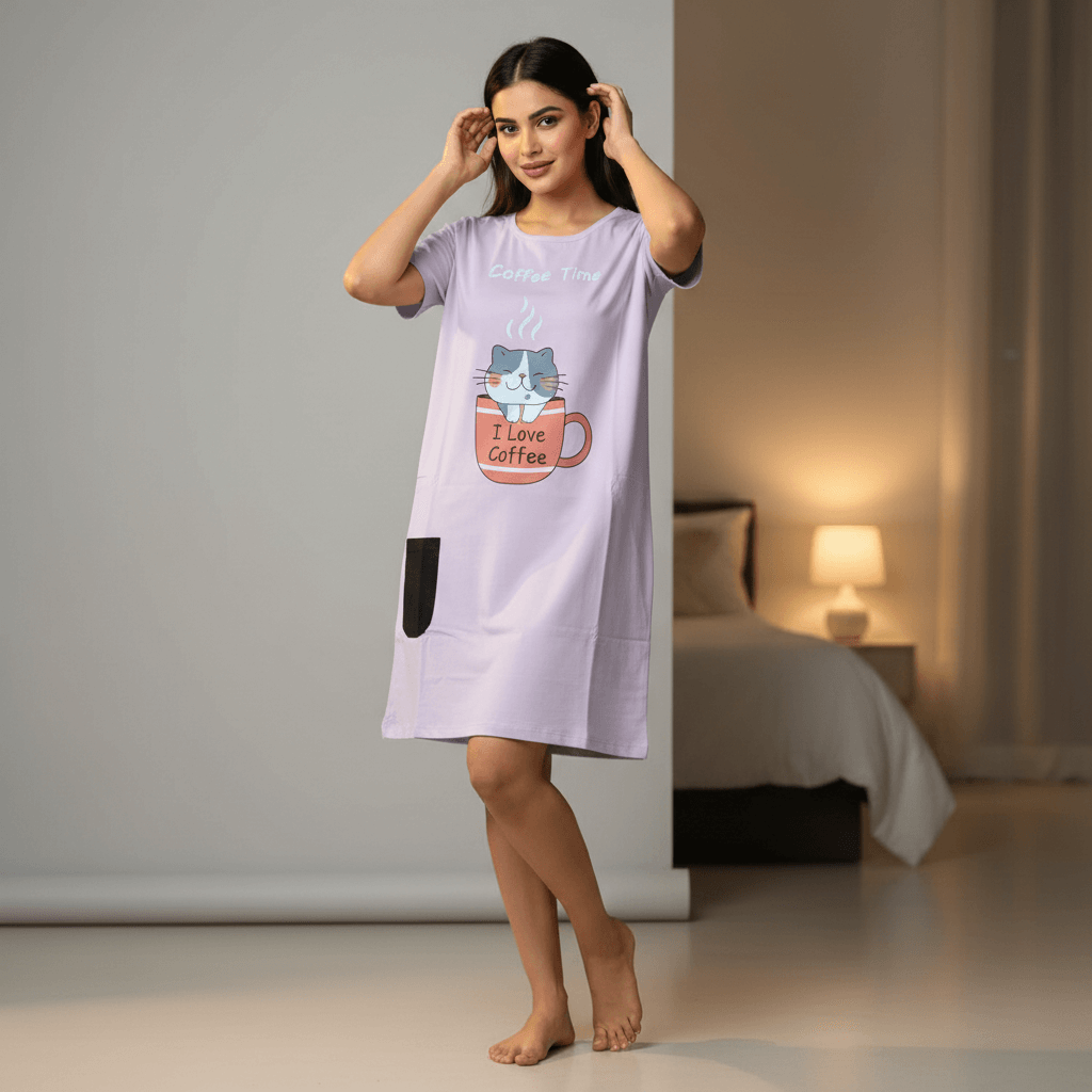 Ladies Long Top (Cotton)