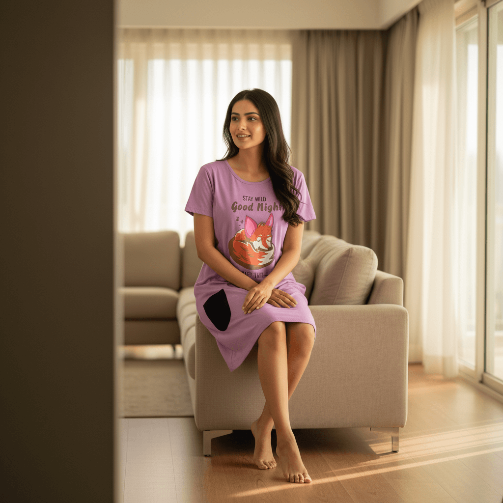 Ladies Long Top (Cotton)