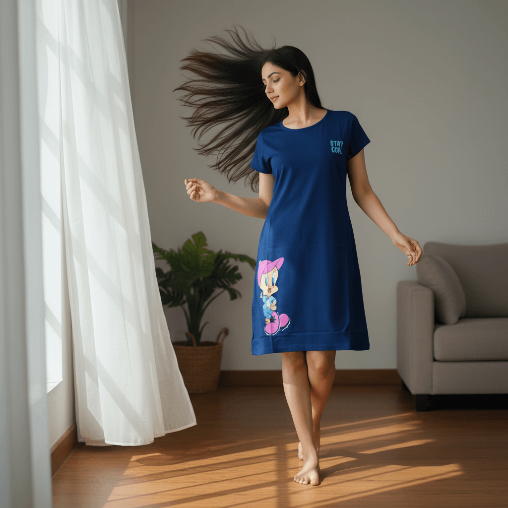 Ladies Long Top (Cotton)