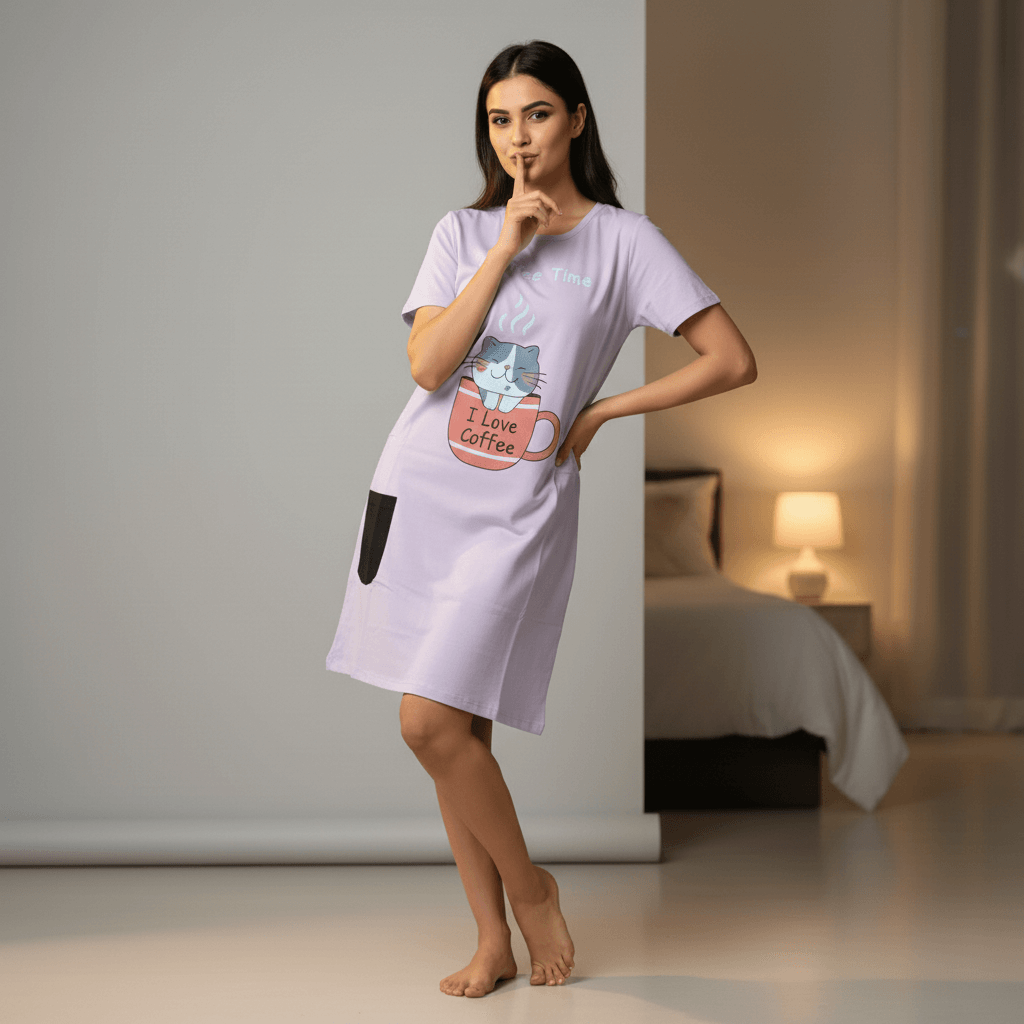 Ladies Long Top (Cotton)