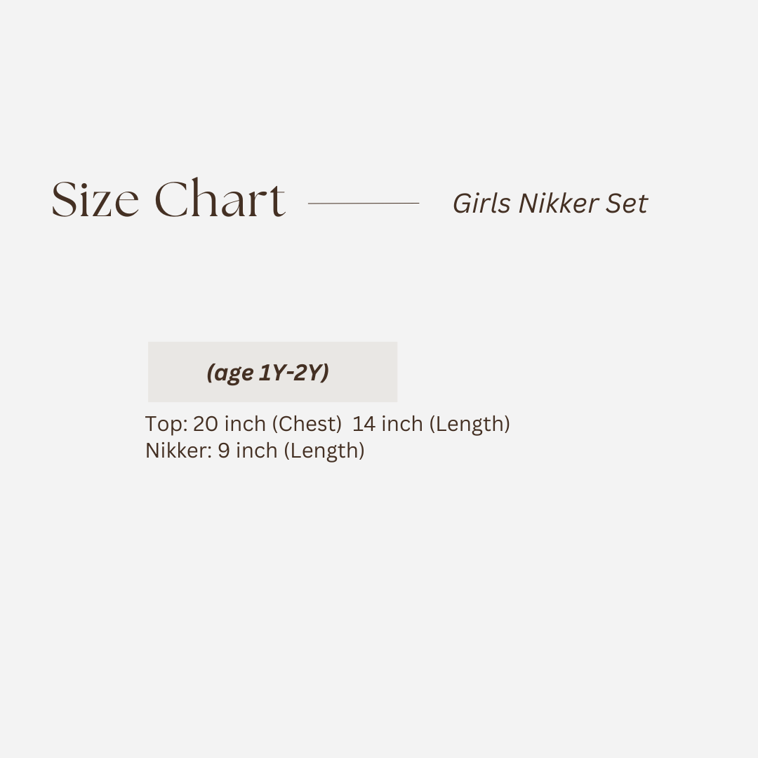 Girls Nikker Set