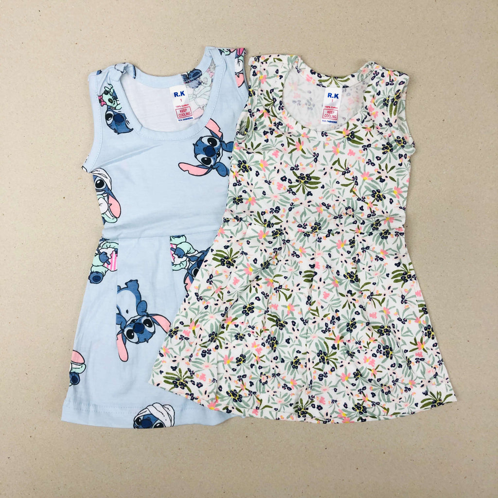 Tiny Pearl Frock Combo Pack Of 2
