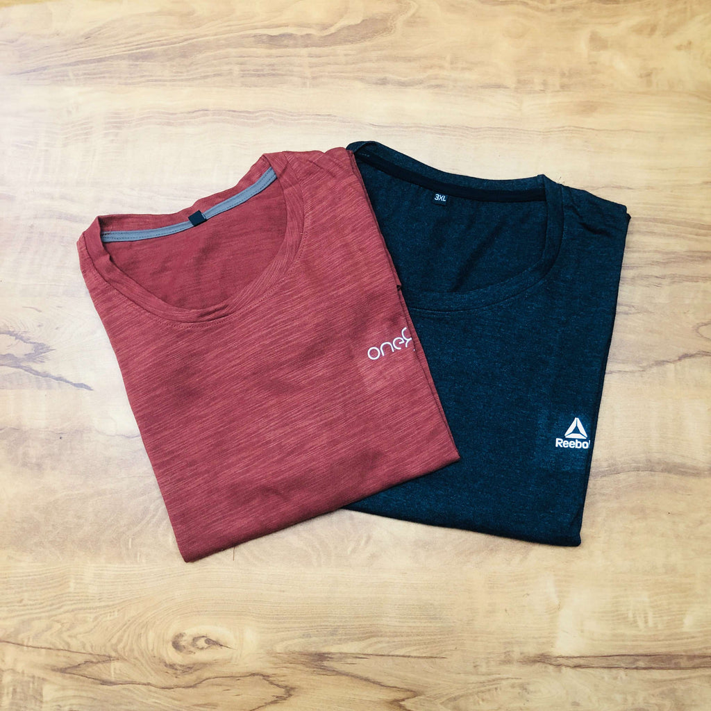Classic Solid T-Shirt Combo Pack Of 2
