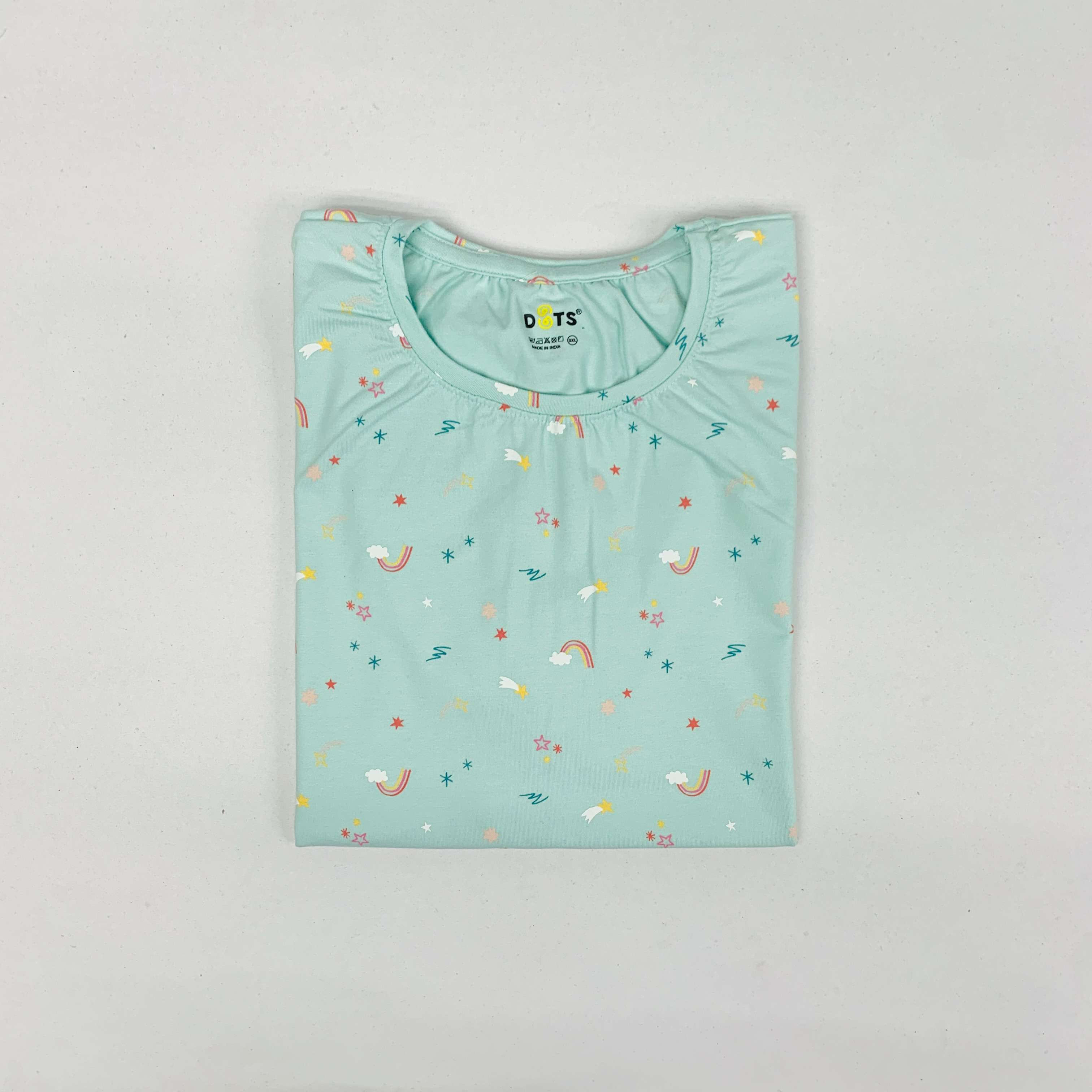 Dots Ladies Printed T-Shirt