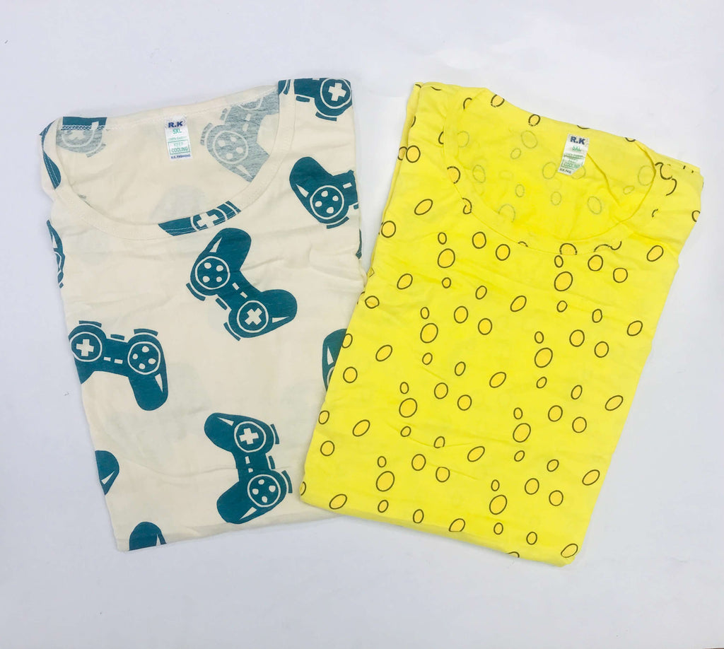 RK Ladies Tshirt Combo Pack Of 2 (46 Inch)