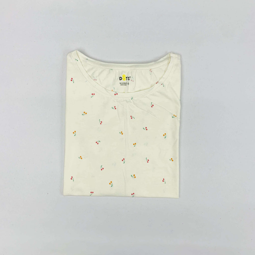 Dots Ladies Printed T-Shirt