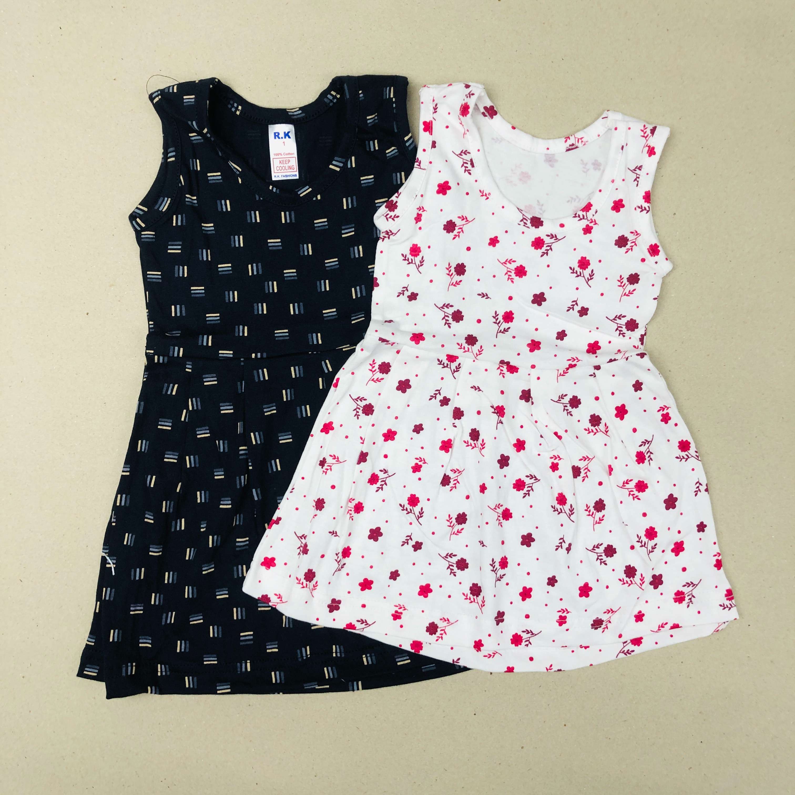 Tiny Pearl Frock Combo Pack Of 2