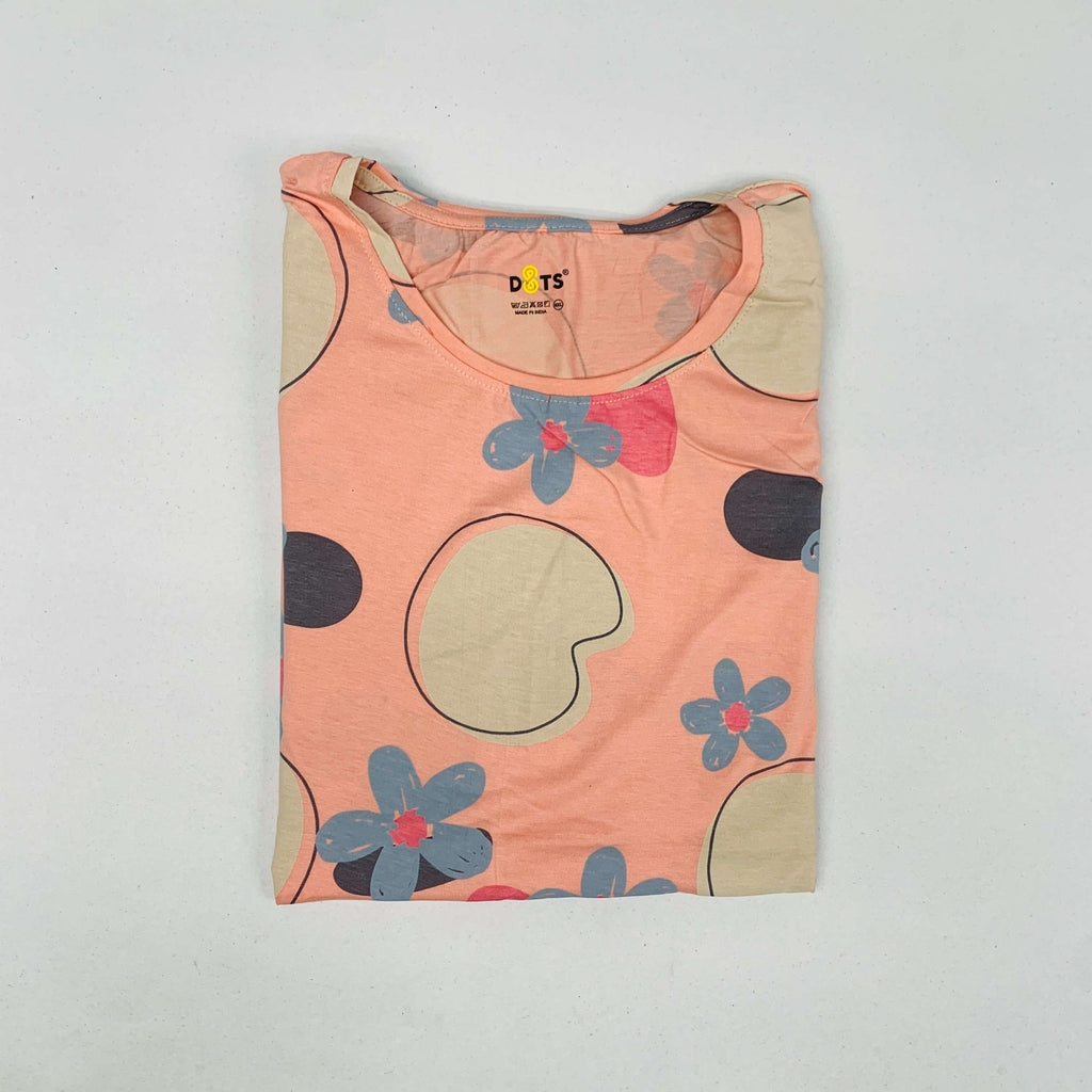 Dots Ladies Printed T-Shirt
