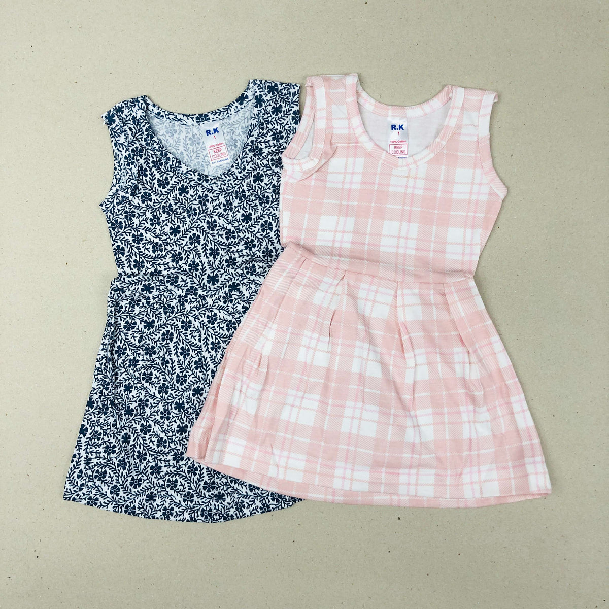 Tiny Pearl Frock Combo Pack Of 2