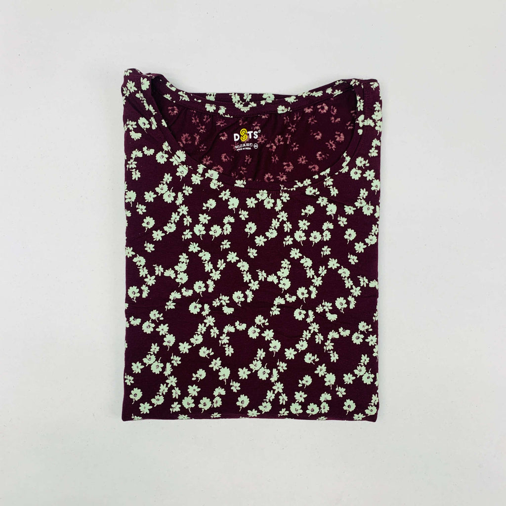 Dots Ladies Printed T-Shirt