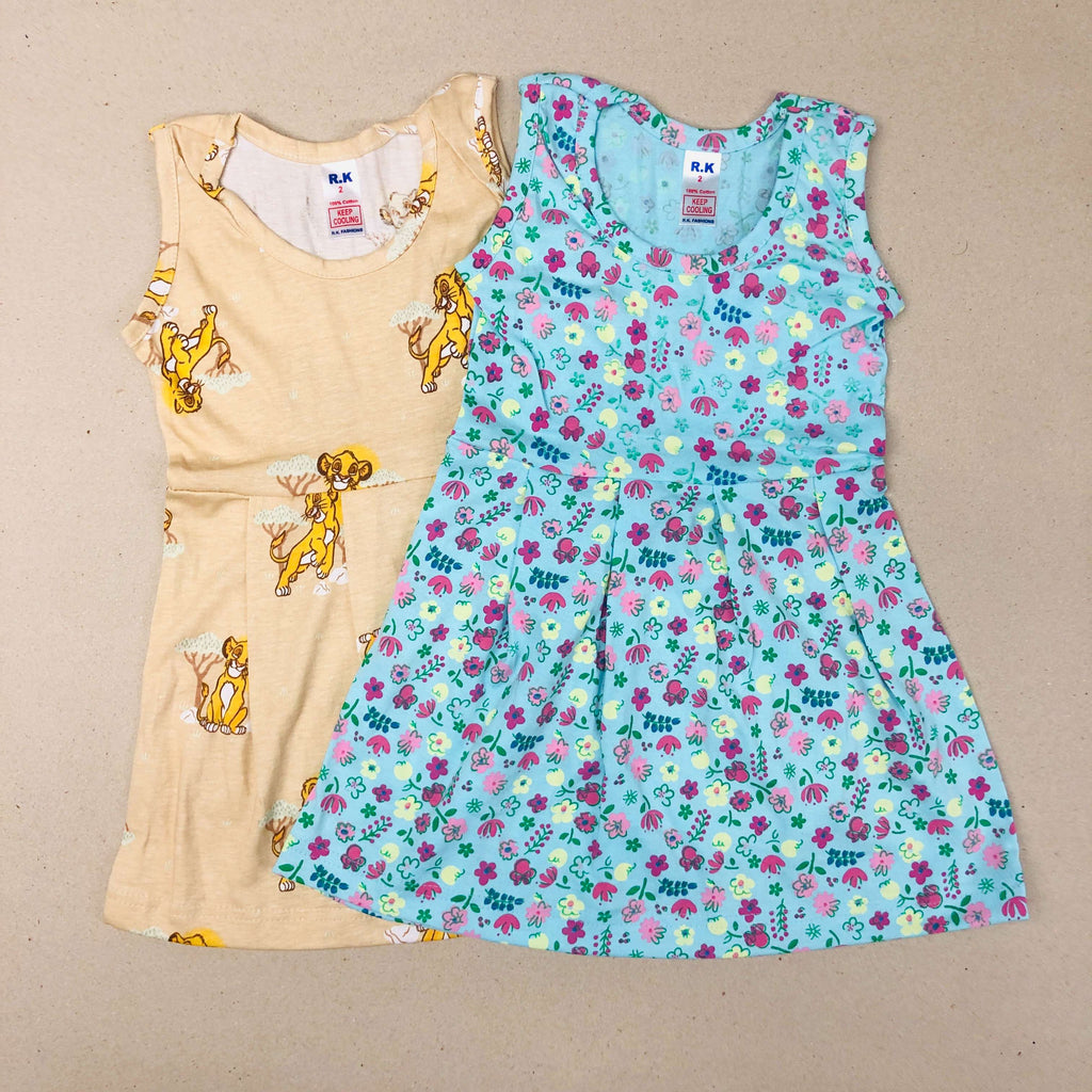 Tiny Pearl Frock Combo Pack Of 2