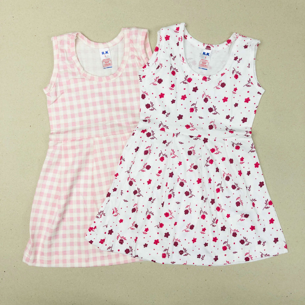 Tiny Pearl Frock Combo Pack Of 2
