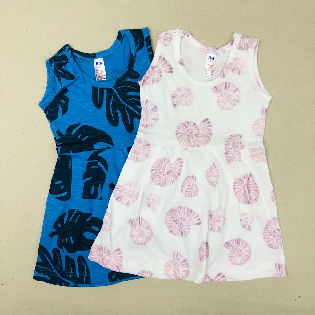 Tiny Pearl Frock Combo Pack Of 2