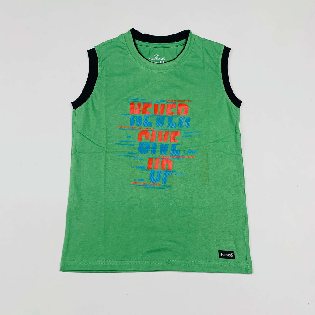 Seesaa sleeveless T-Shirt Combo Pack Of 2