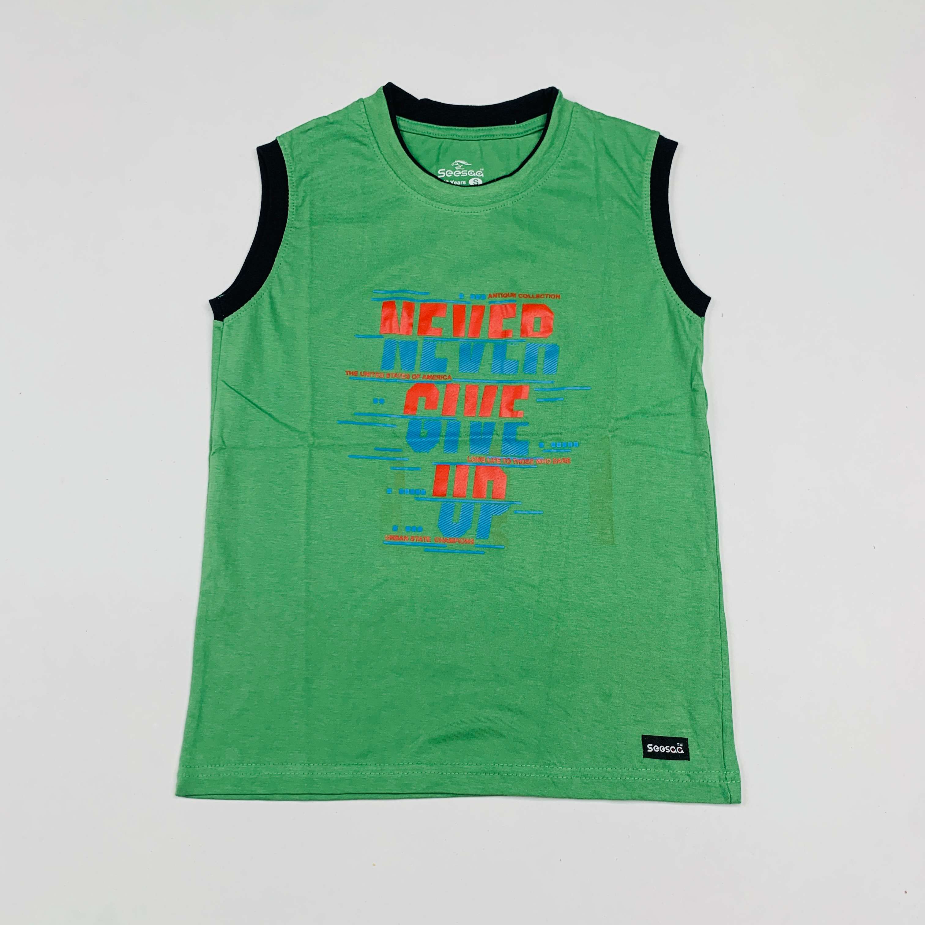 Seesaa sleeveless T-Shirt Combo Pack Of 2