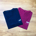 Classic Solid T-Shirt Combo Pack Of 2