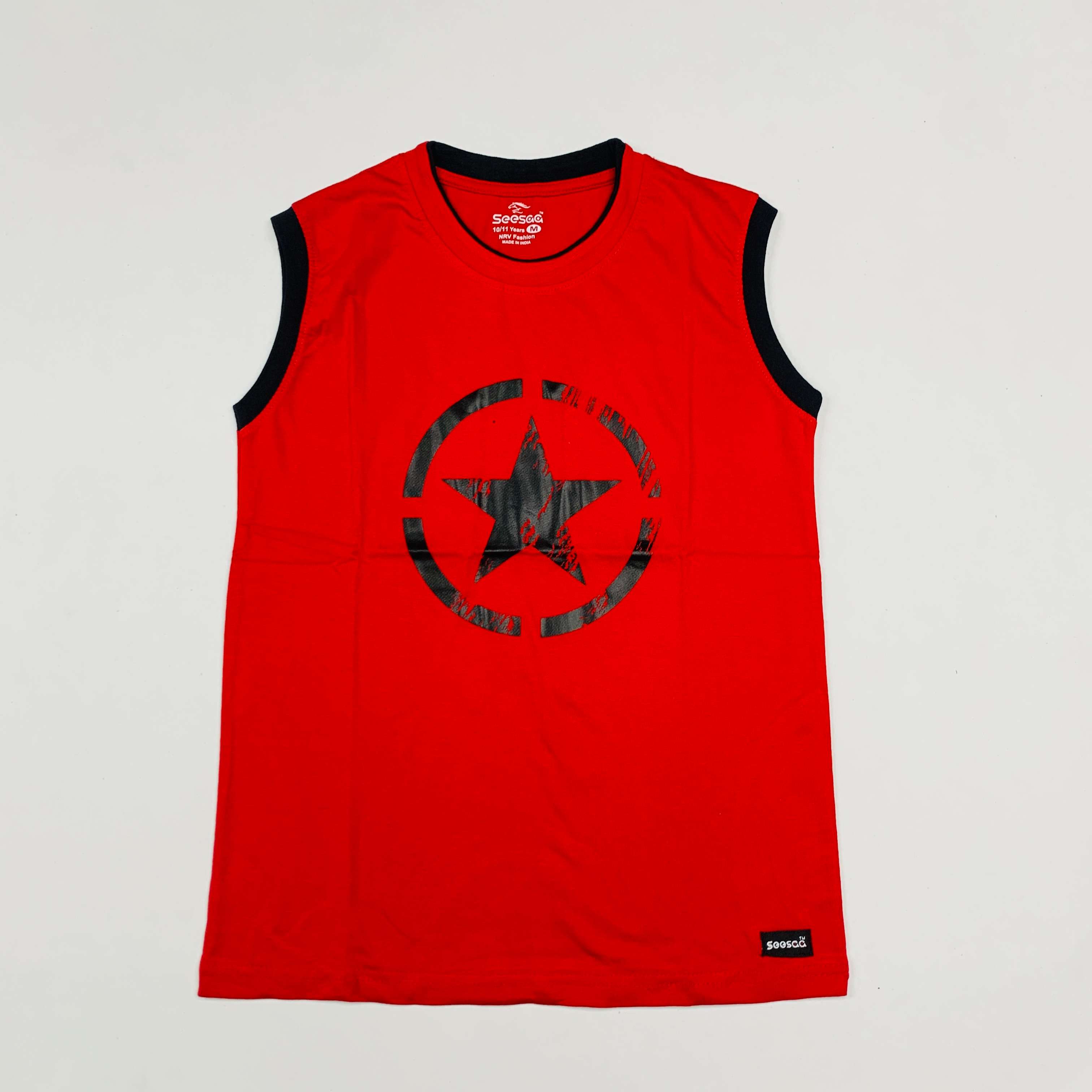 Seesaa sleeveless T-Shirt Combo Pack Of 2