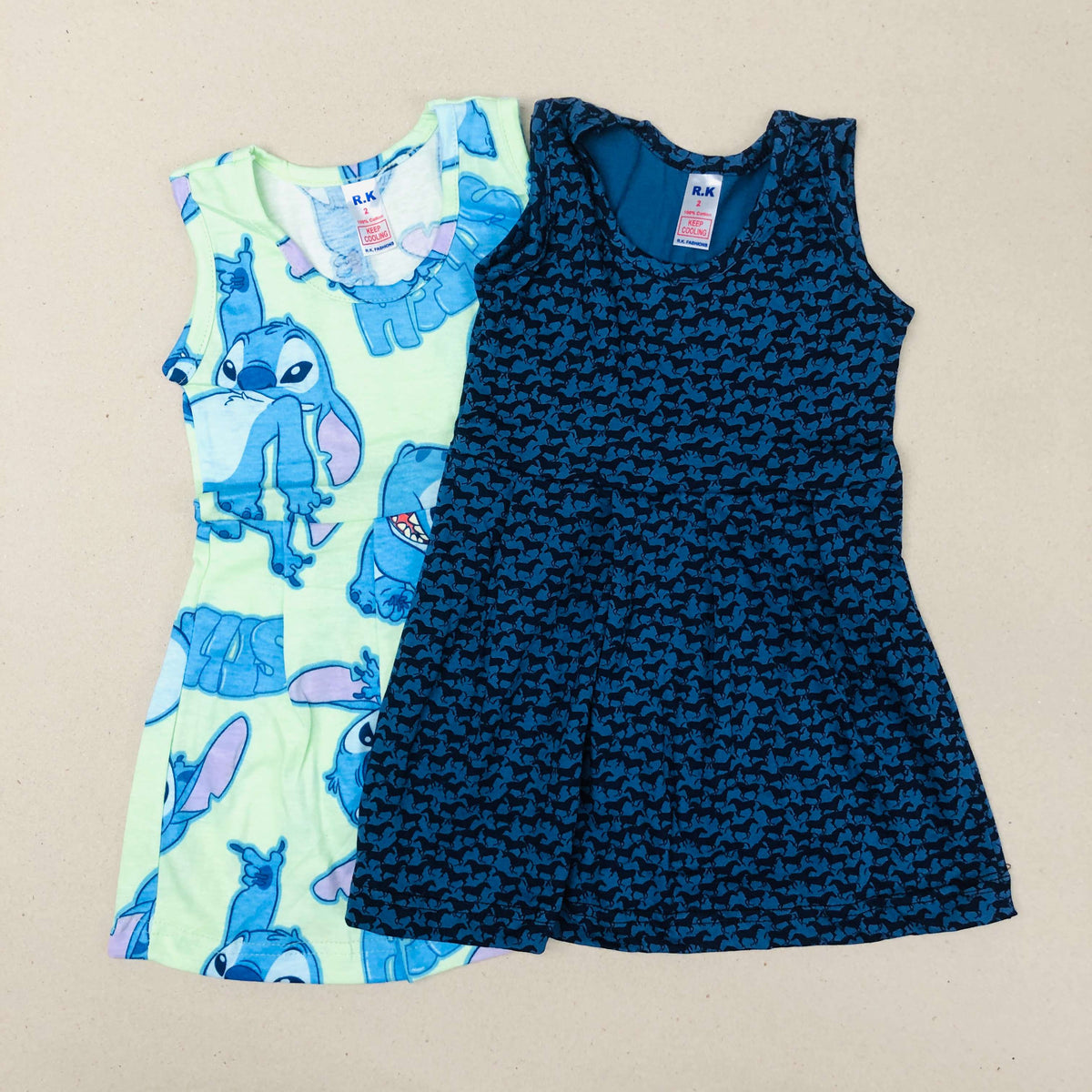 Tiny Pearl Frock Combo Pack Of 2