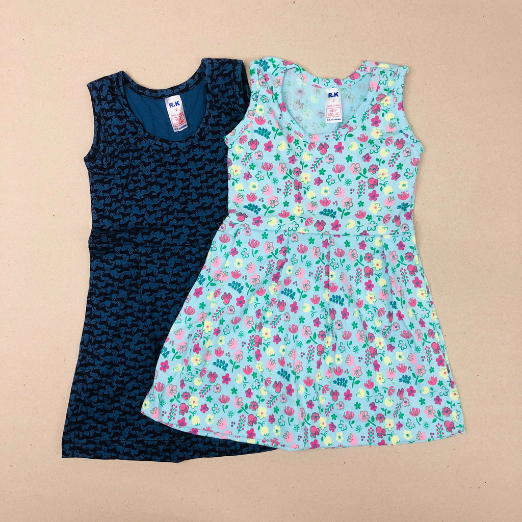 Tiny Pearl Frock Combo Pack Of 2