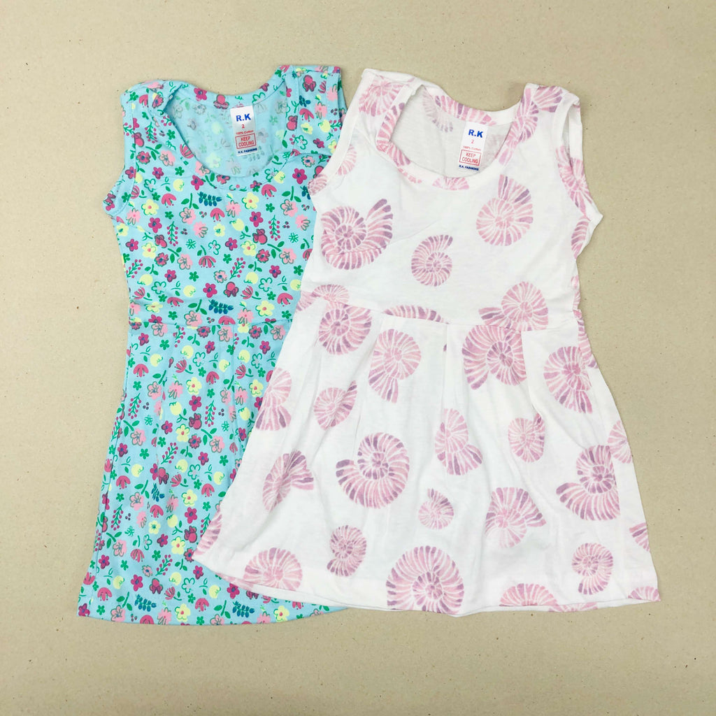 Tiny Pearl Frock Combo Pack Of 2