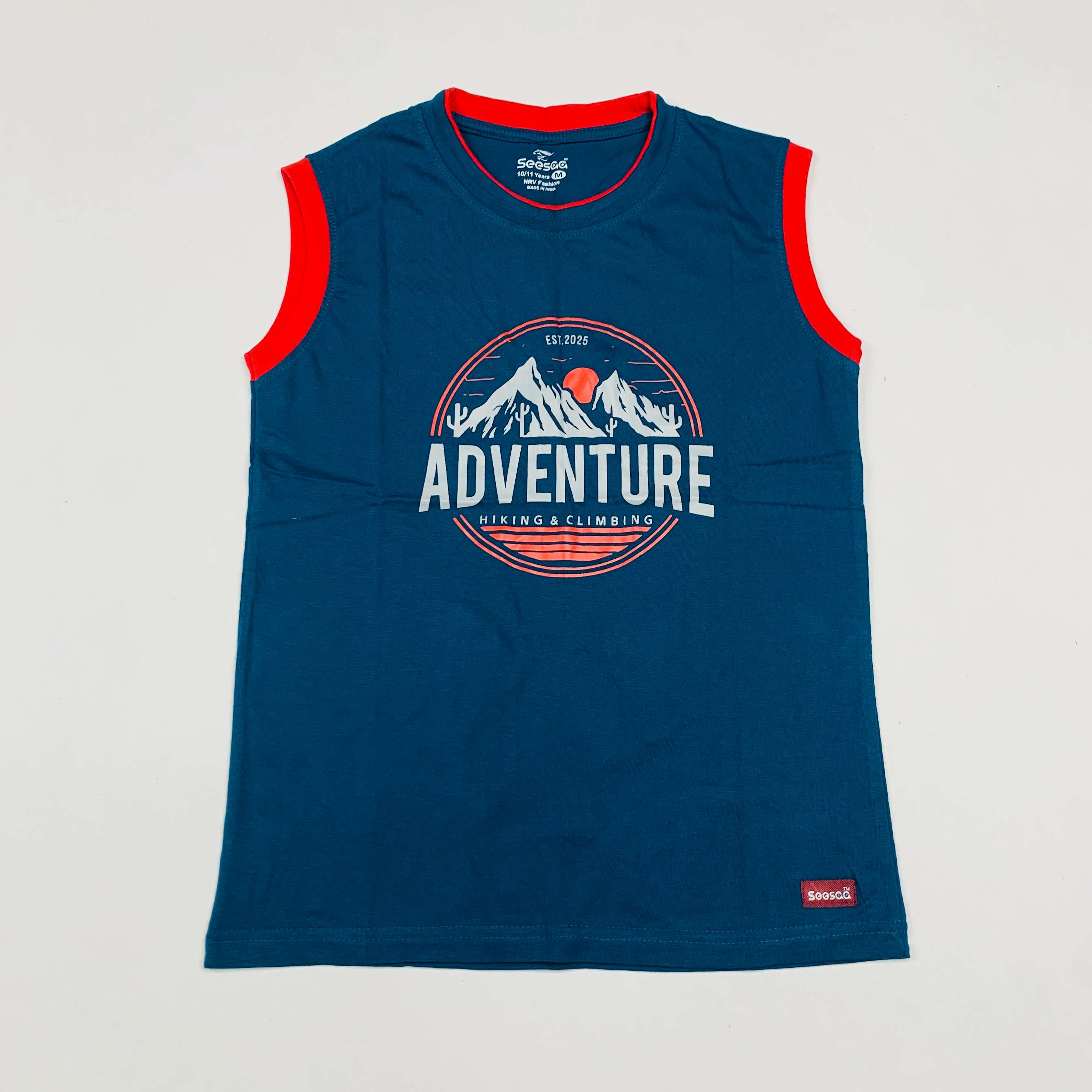 Seesaa sleeveless T-Shirt Combo Pack Of 2
