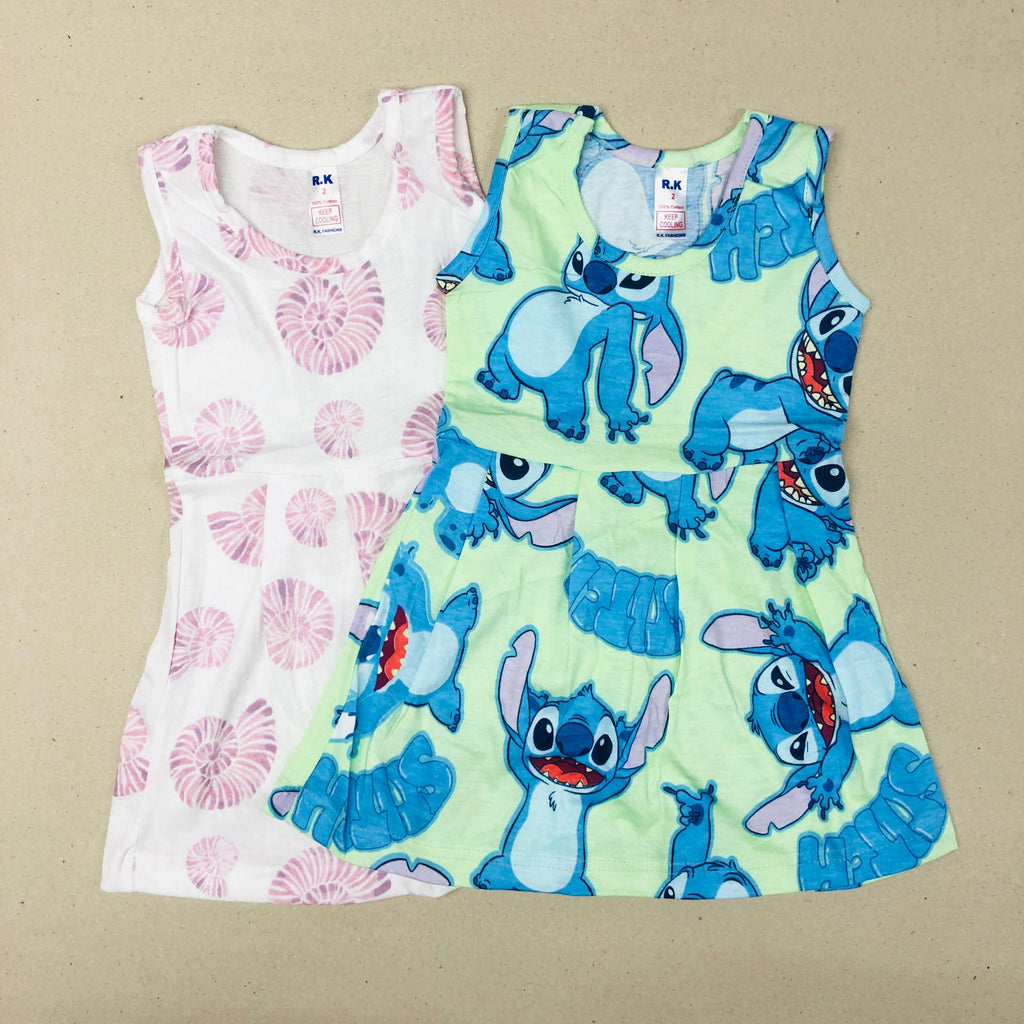 Tiny Pearl Frock Combo Pack Of 2