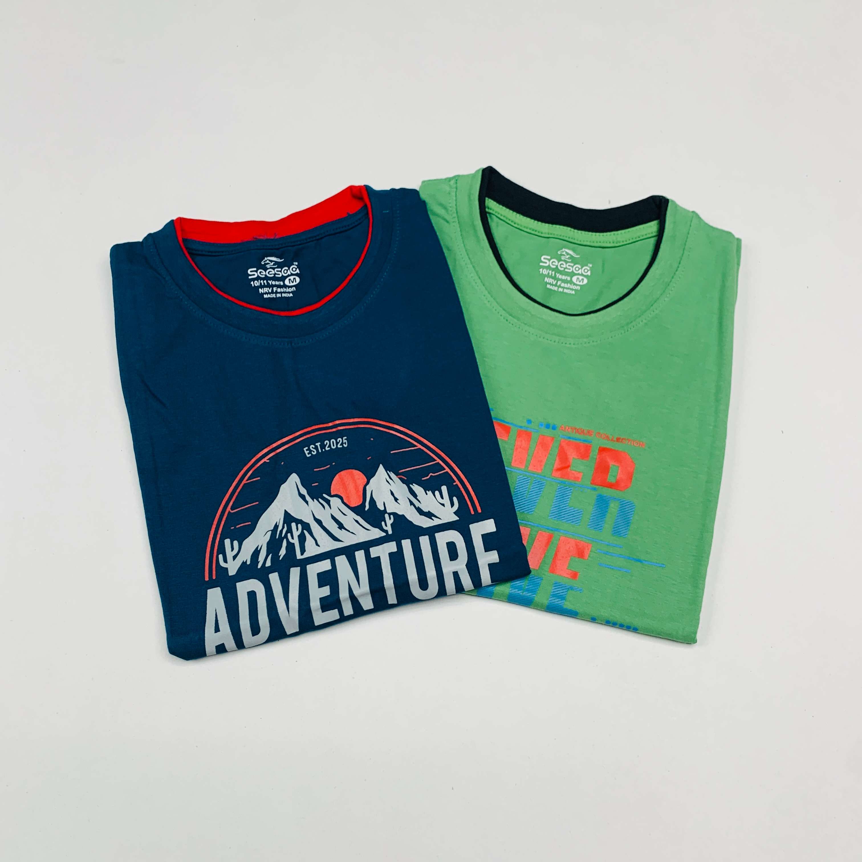 Seesaa sleeveless T-Shirt Combo Pack Of 2