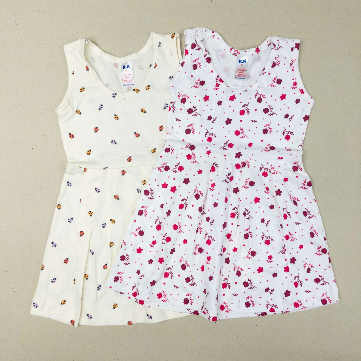 Tiny Pearl Frock Combo Pack Of 2