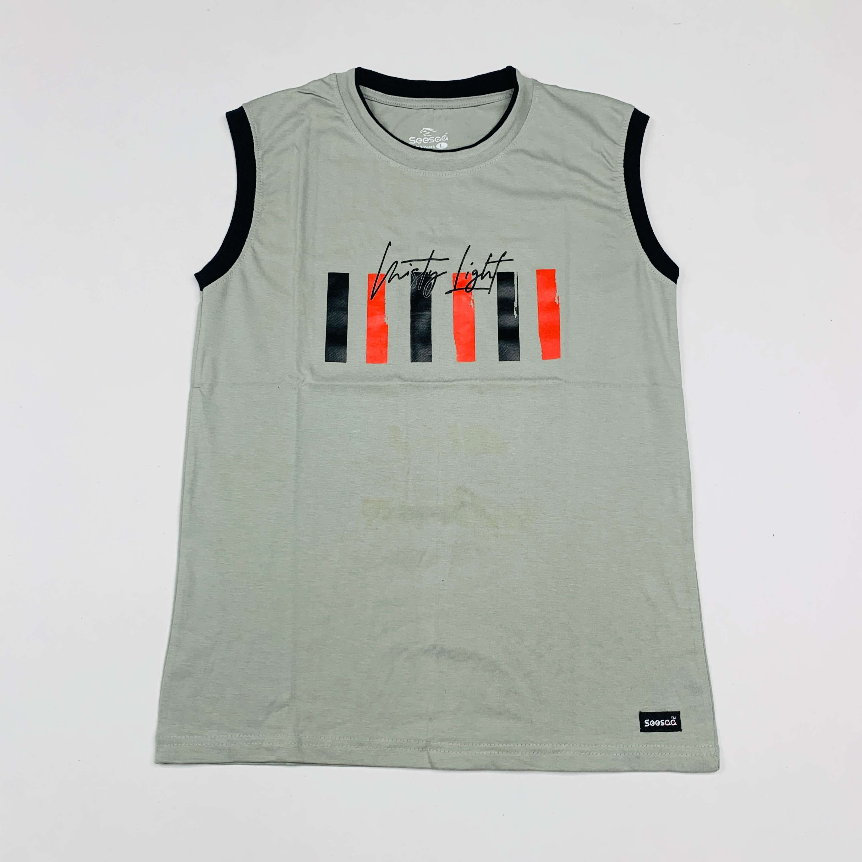 Seesaa sleeveless T-Shirt Combo Pack Of 2