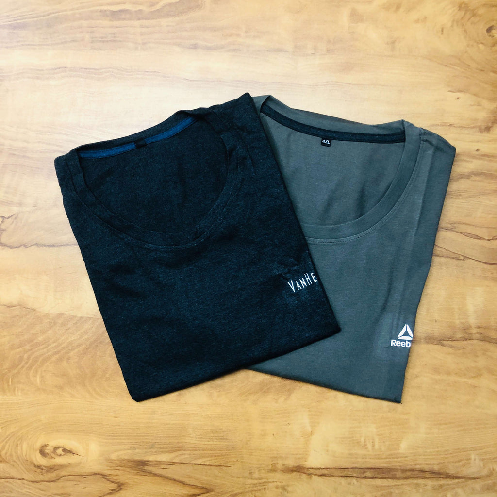 Classic Solid T-Shirt Combo Pack Of 2