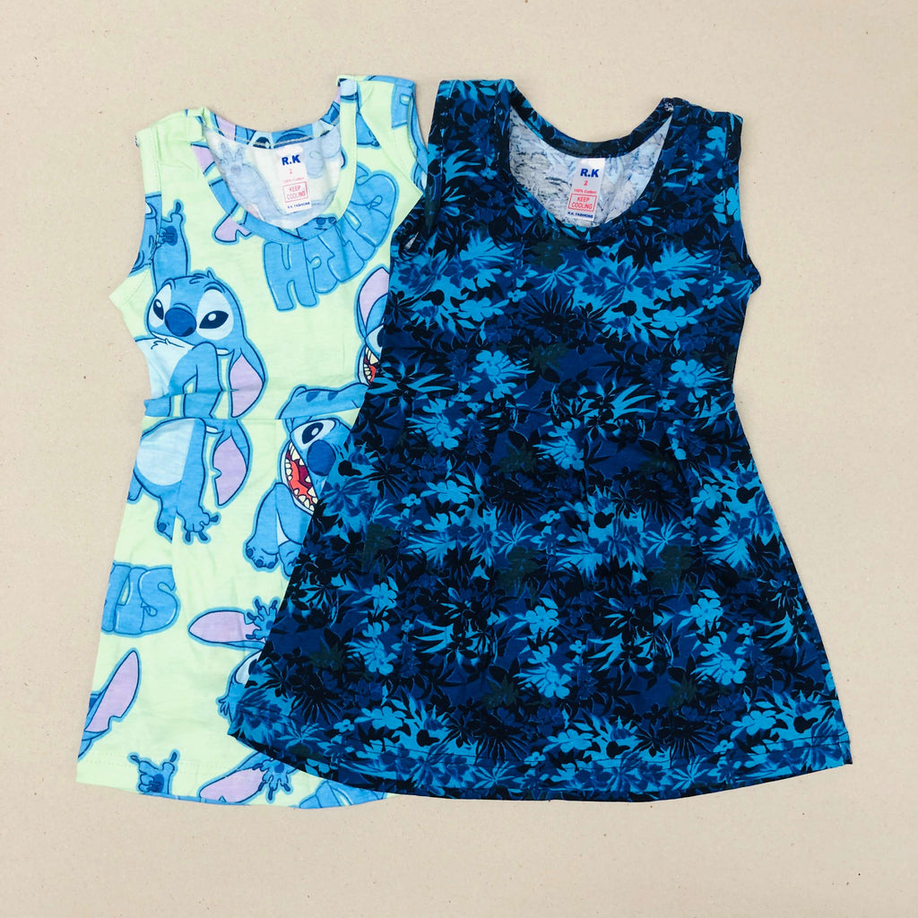 Tiny Pearl Frock Combo Pack Of 2