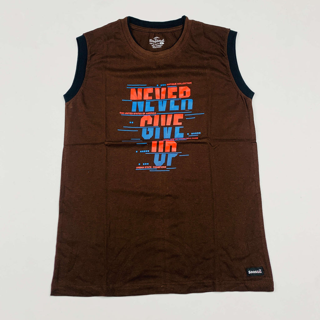 Seesaa sleeveless T-Shirt Combo Pack Of 2