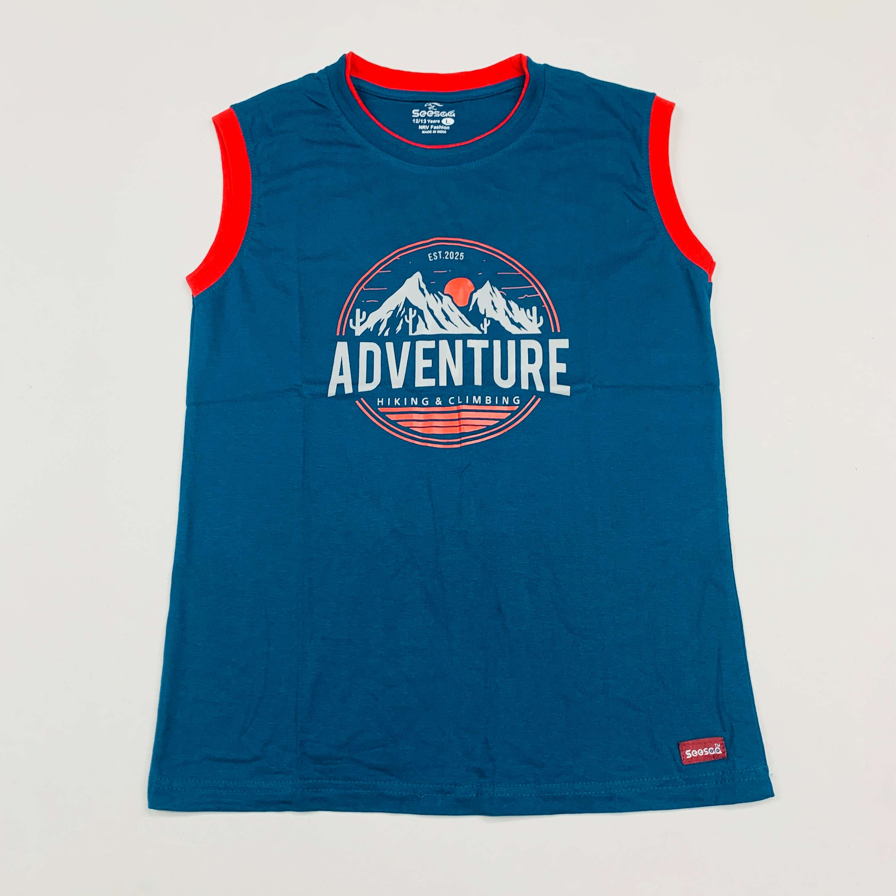 Seesaa sleeveless T-Shirt Combo Pack Of 2