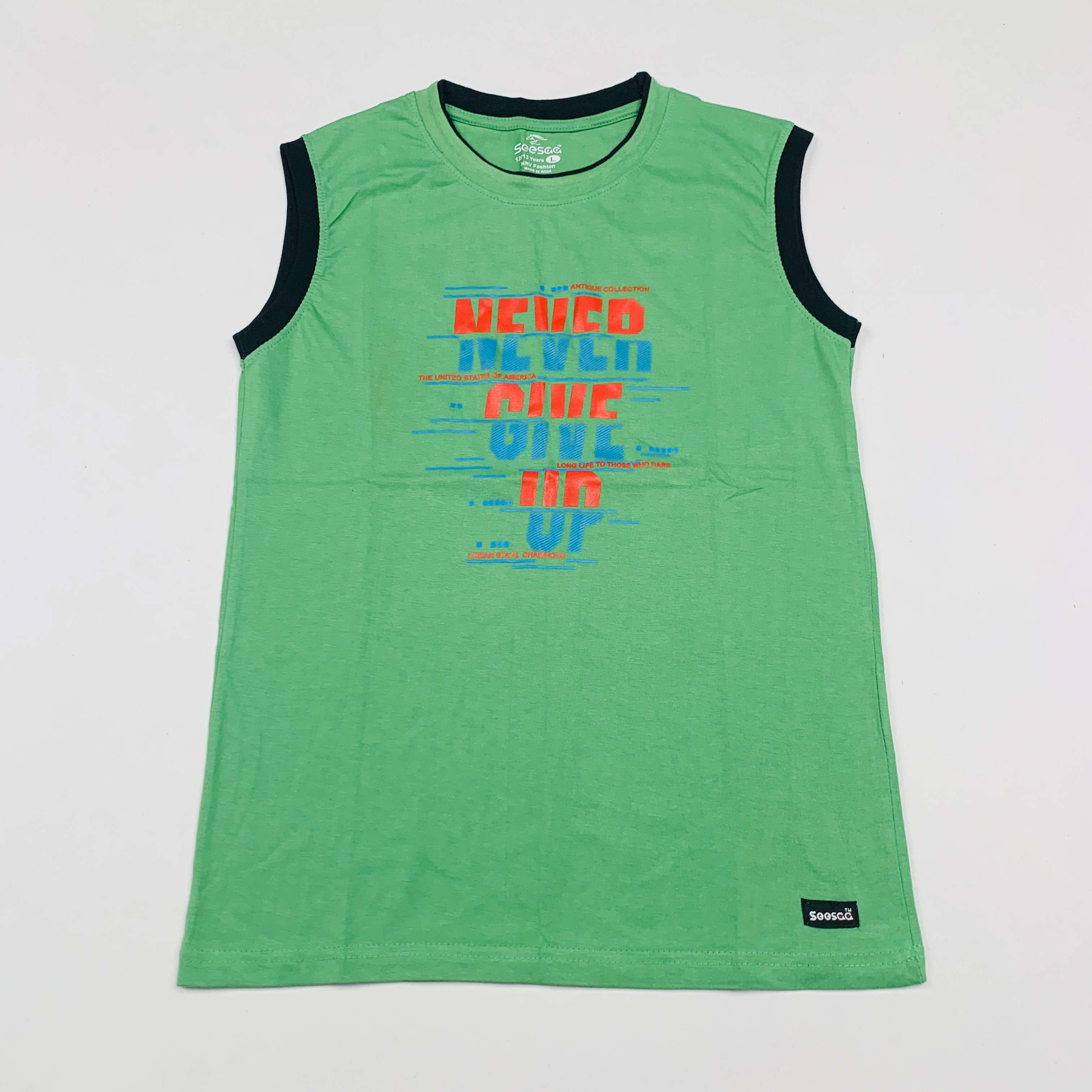 Seesaa sleeveless T-Shirt Combo Pack Of 2