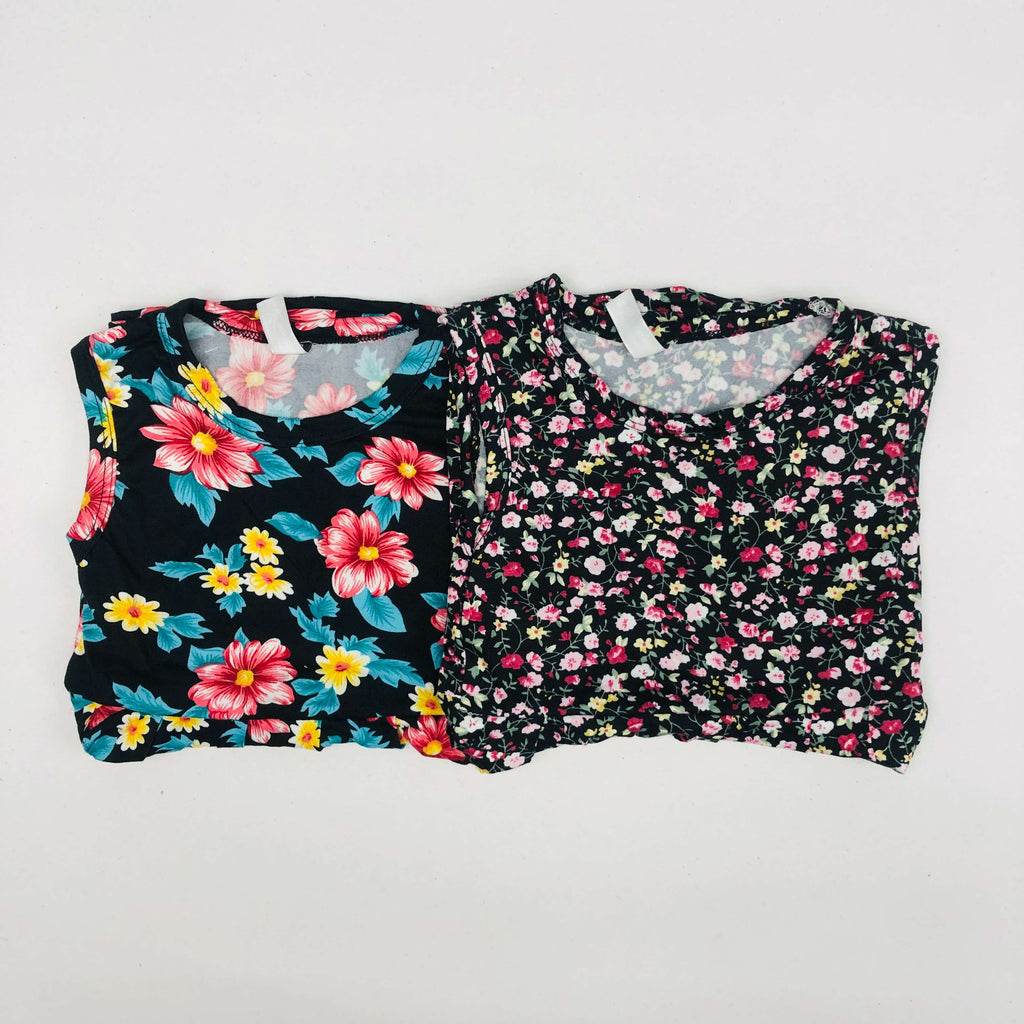 Bella Kids Frock Sleeveless Combo Pack Of 2