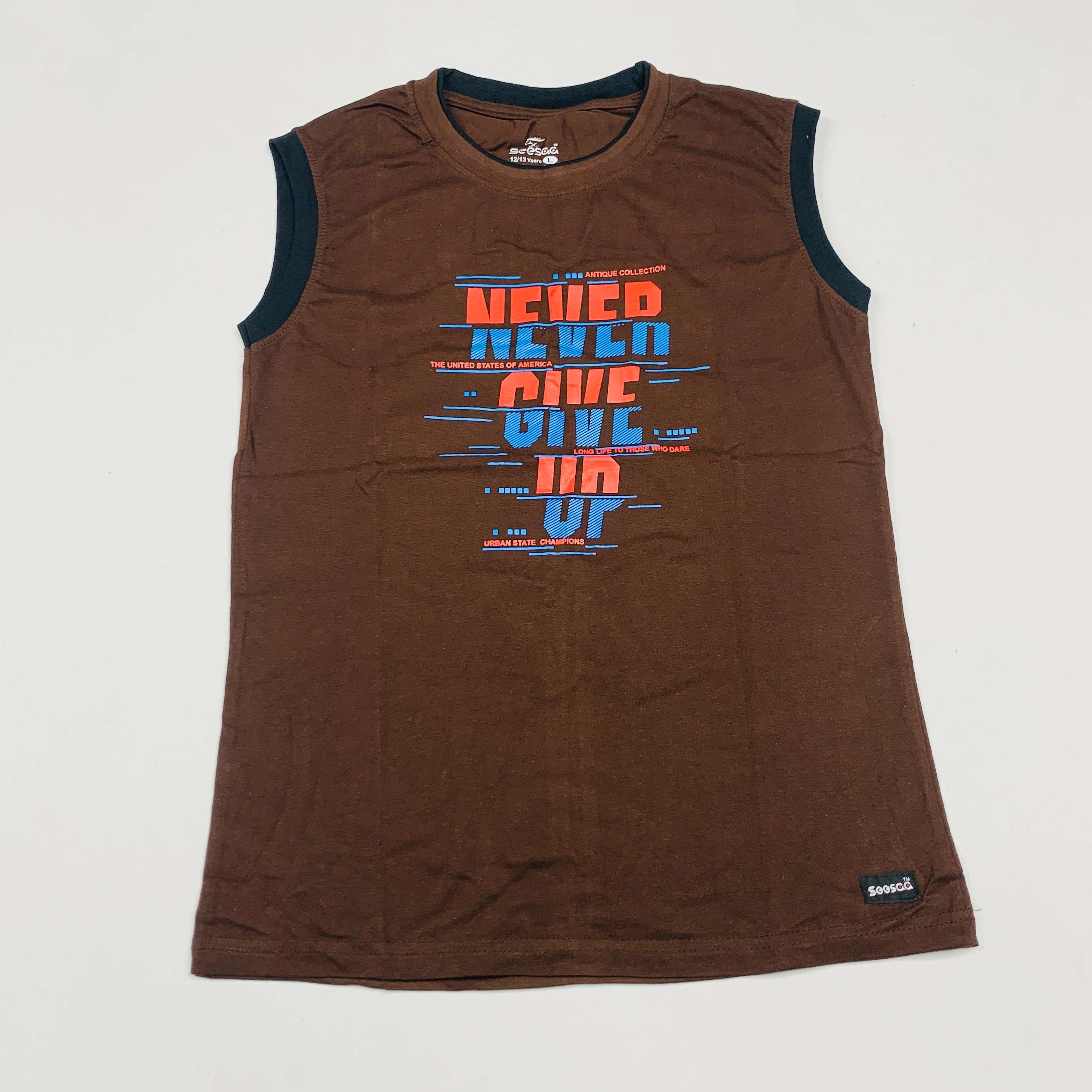 Seesaa sleeveless T-Shirt Combo Pack Of 2