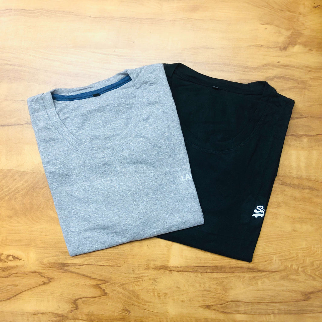 Classic Solid T-Shirt Combo Pack Of 2