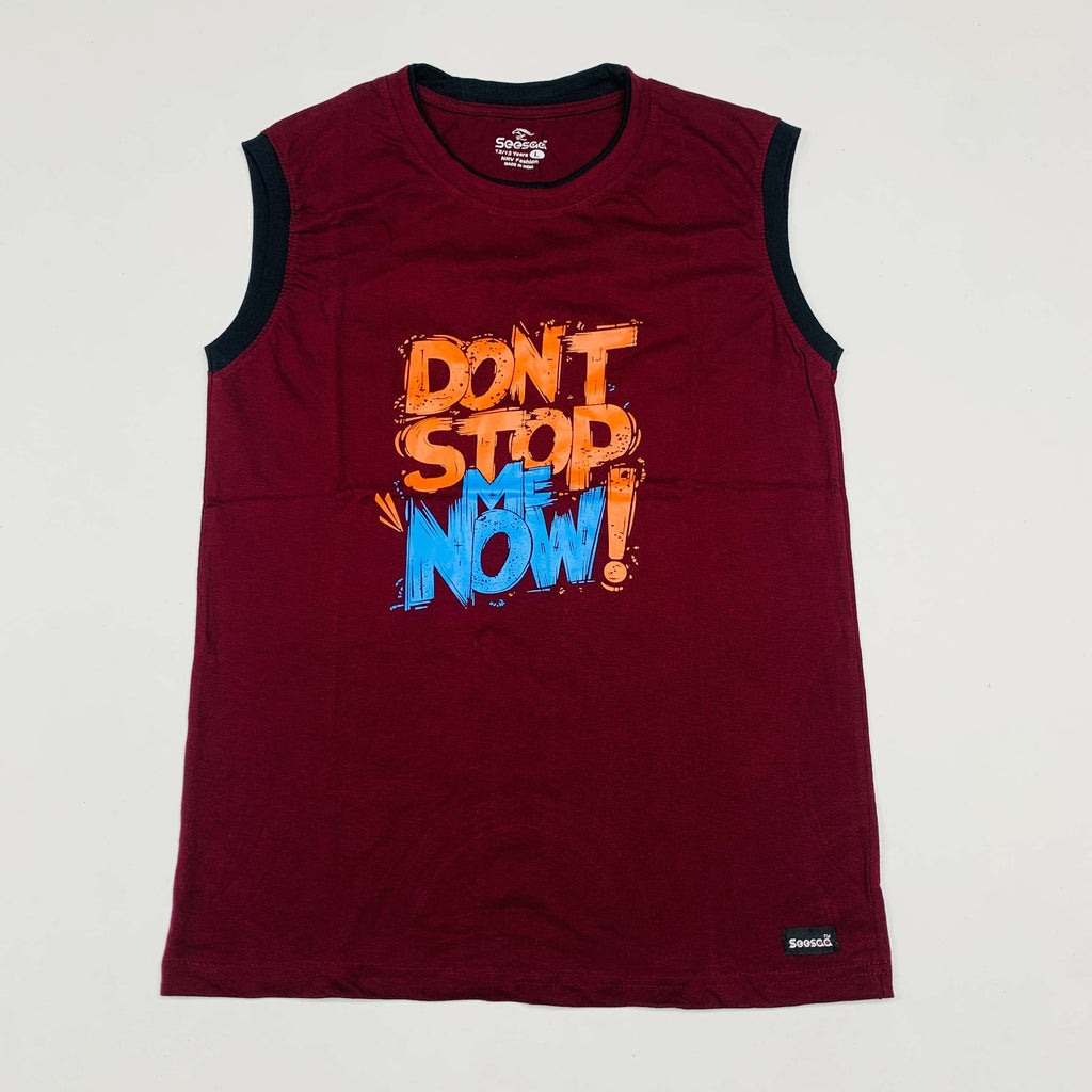 Seesaa sleeveless T-Shirt Combo Pack Of 2