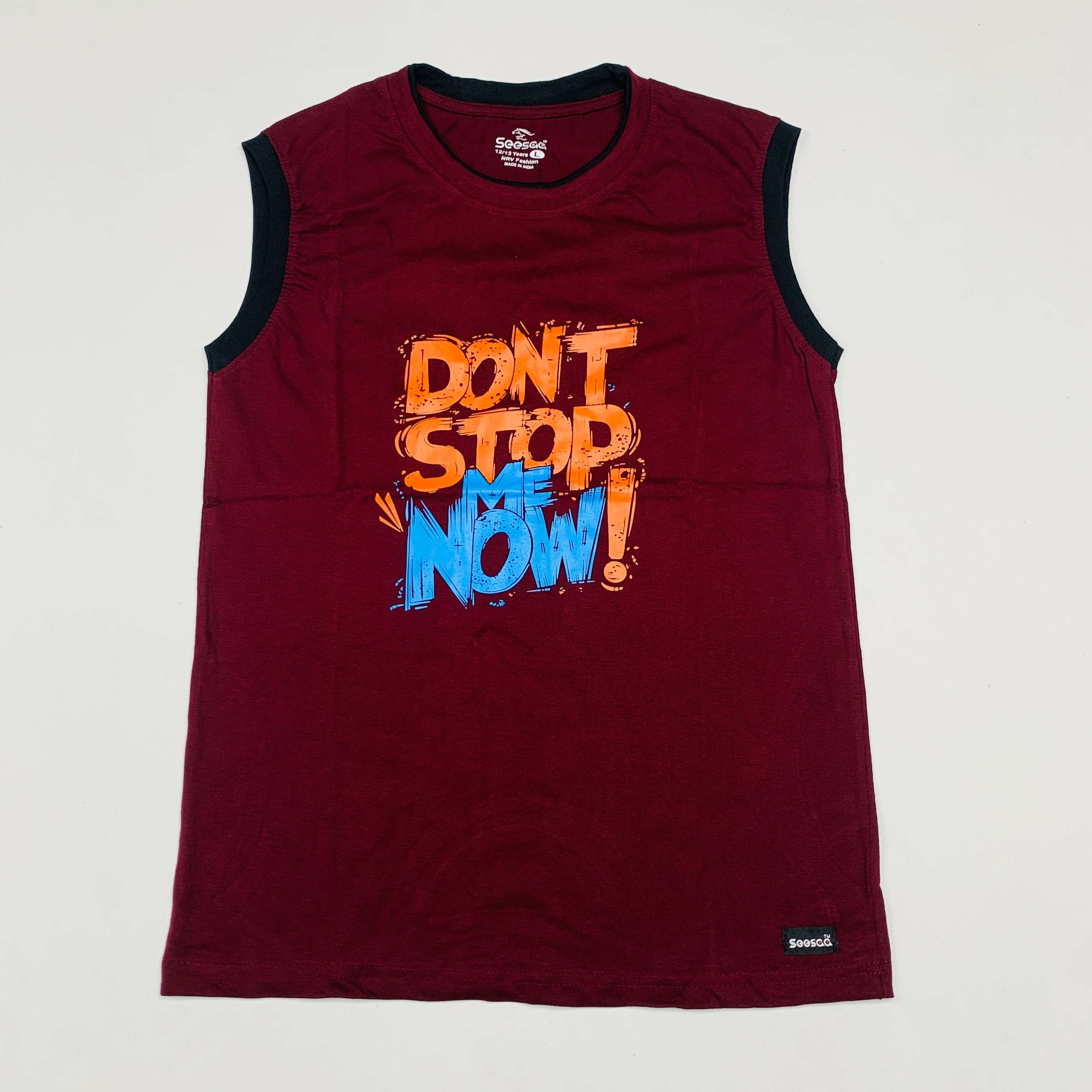 Seesaa sleeveless T-Shirt Combo Pack Of 2