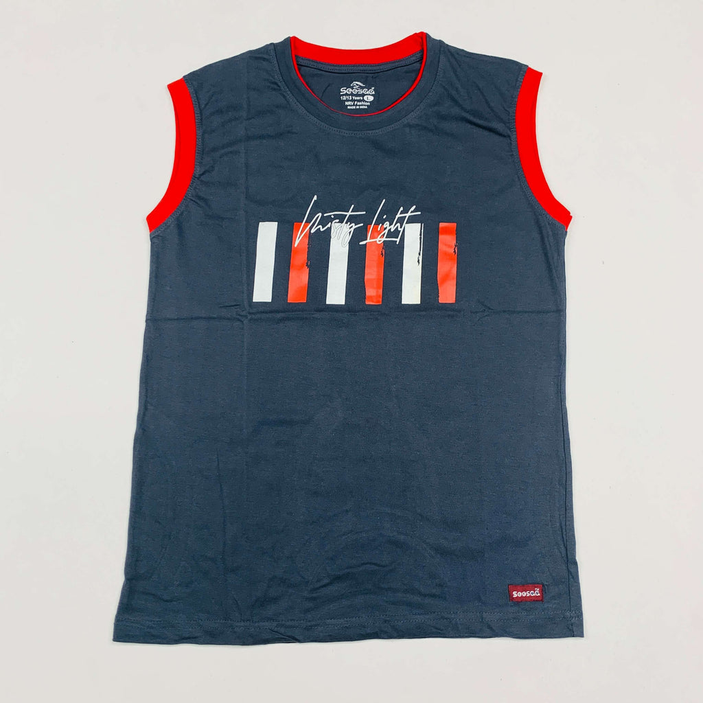 Seesaa sleeveless T-Shirt Combo Pack Of 2