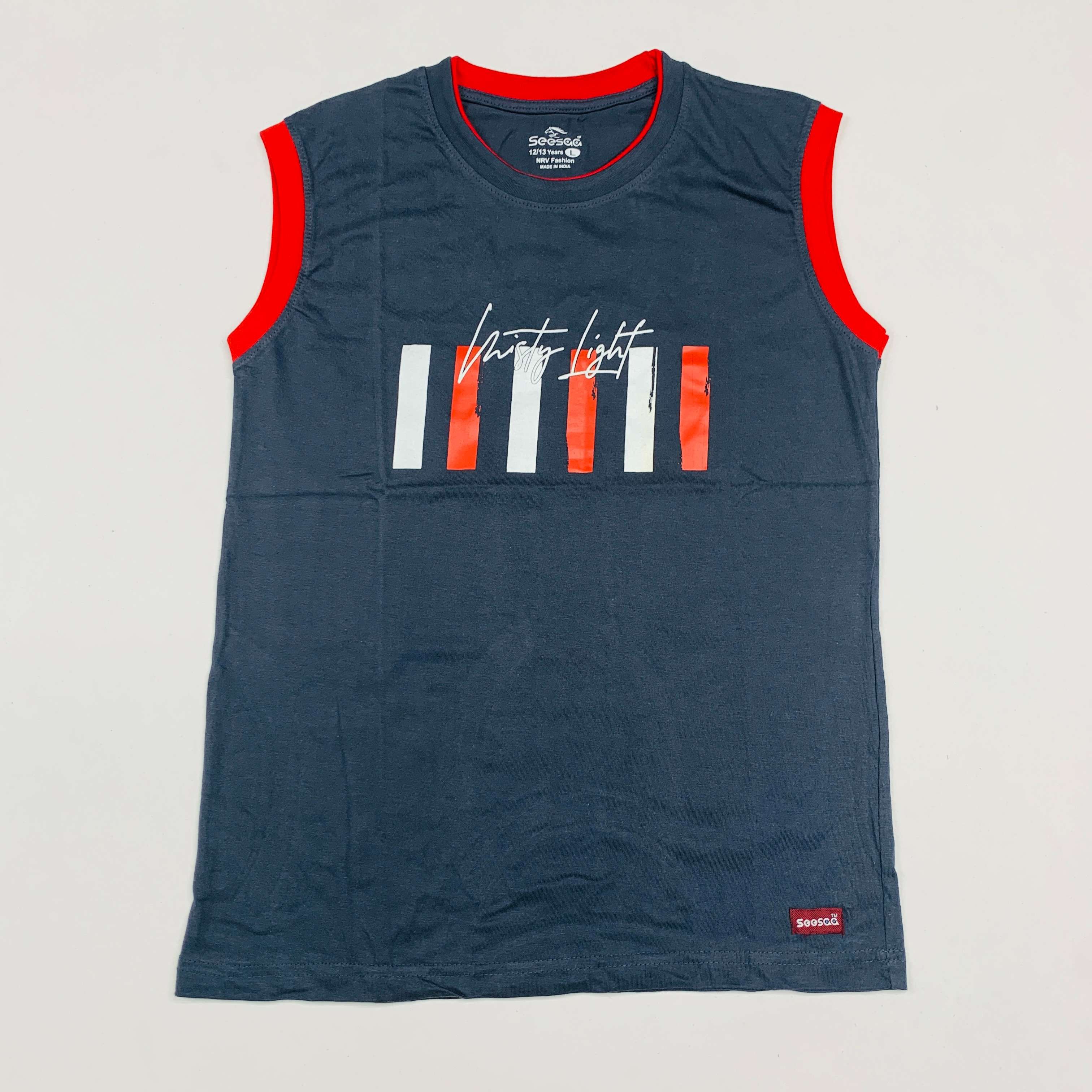 Seesaa sleeveless T-Shirt Combo Pack Of 2