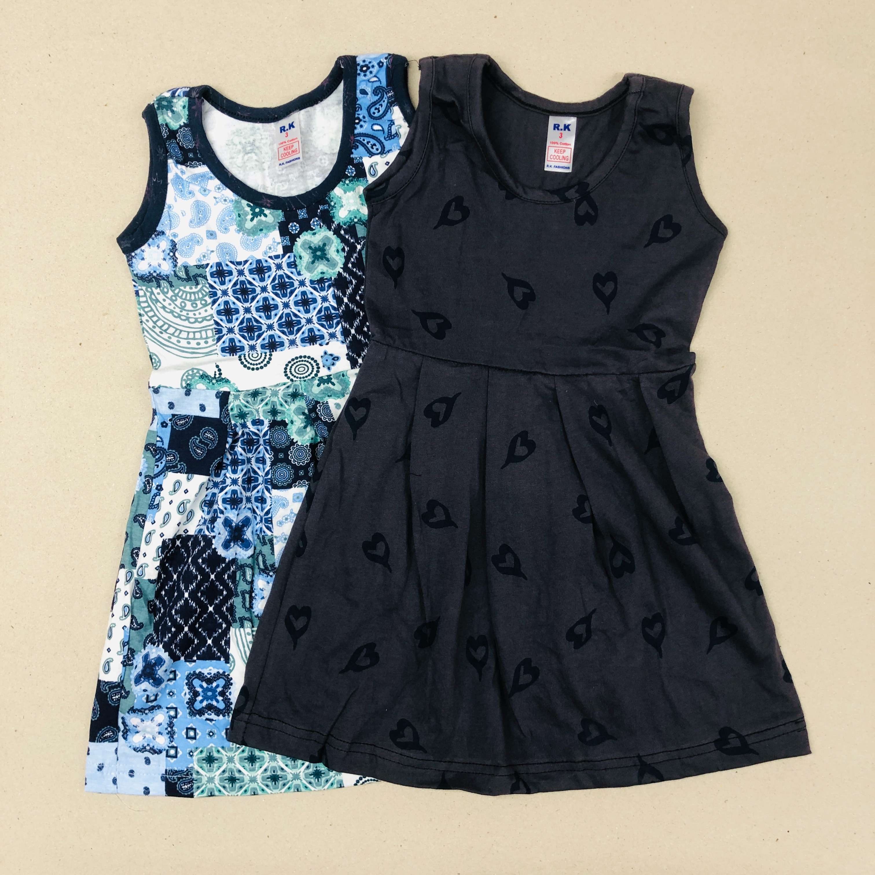 Tiny Pearl Frock Combo Pack Of 2