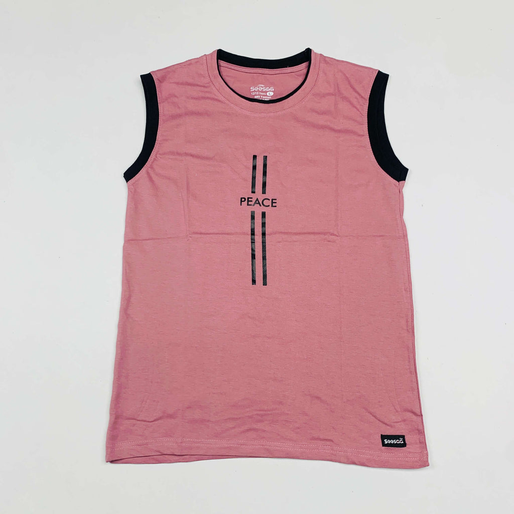Seesaa sleeveless T-Shirt Combo Pack Of 2