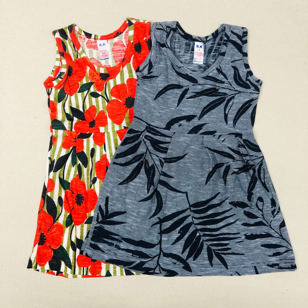Tiny Pearl Frock Combo Pack Of 2
