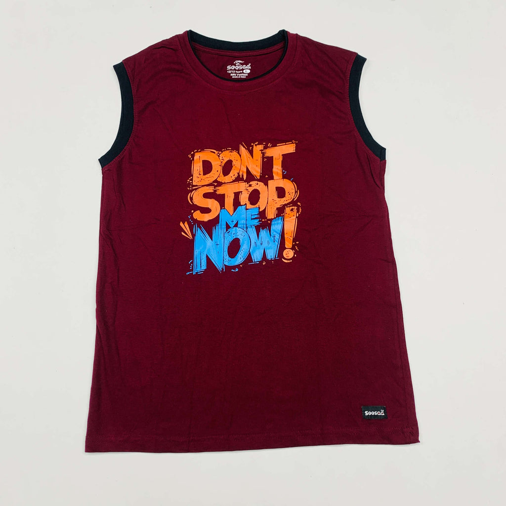 Seesaa sleeveless T-Shirt Combo Pack Of 2