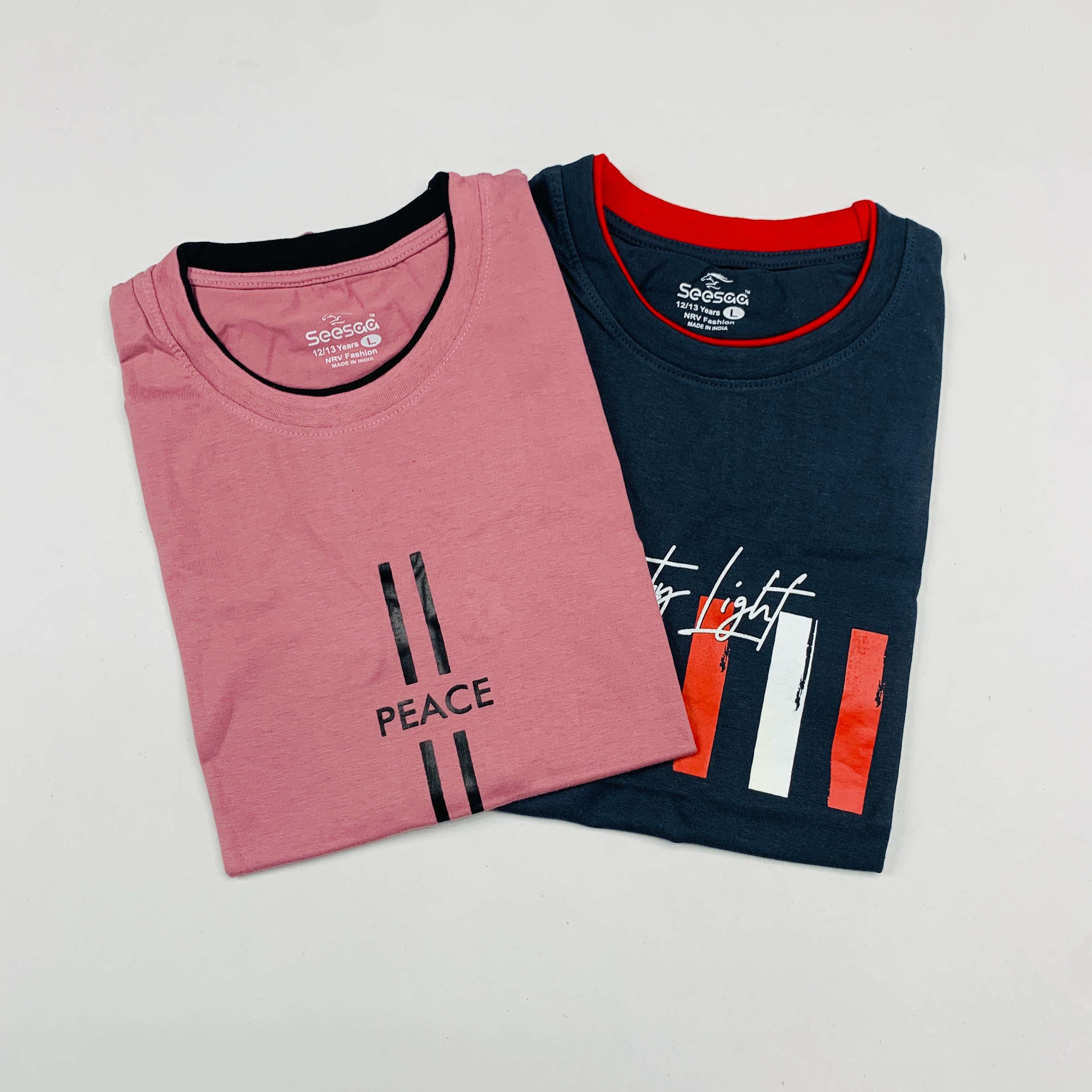 Seesaa sleeveless T-Shirt Combo Pack Of 2